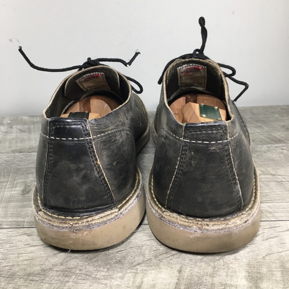 Red Wing Heritage Weekender Shoes 3301 Mens Oxfords Black Leather Size 10.5 D - Picture 6 of 9
